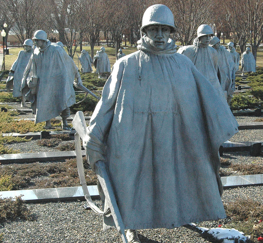 Korean War Memorial Photograph by Tom Wurl