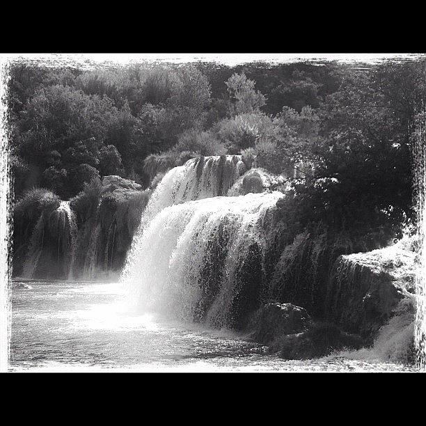 Summer Photograph - Krka Waterfall Croatia by Maeve O Connell