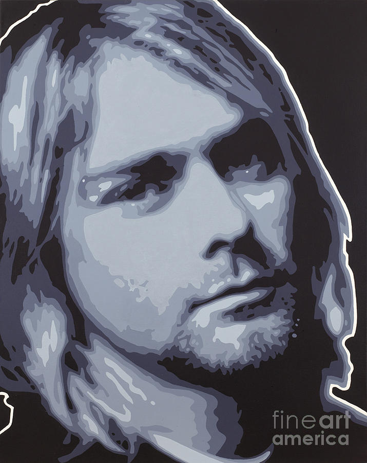 Kurt Cobain Painting by Sonny Forbes - Fine Art America