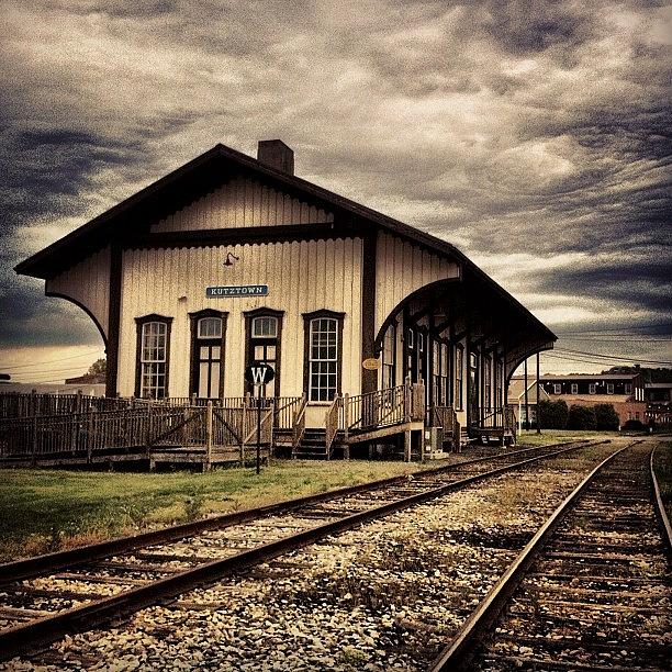 Train Photograph - Kutztown Train Station. #kutztown by Luke Kingma