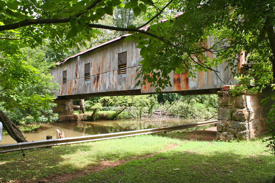 Kymulga Covered Bridge Photograph by Mike Ivey