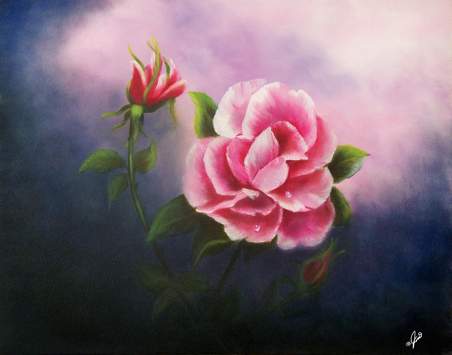 La Bella Rosa Painting by Joni McPherson