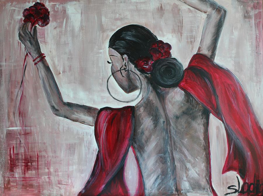 La Dona Painting by Sladjana Lazarevic