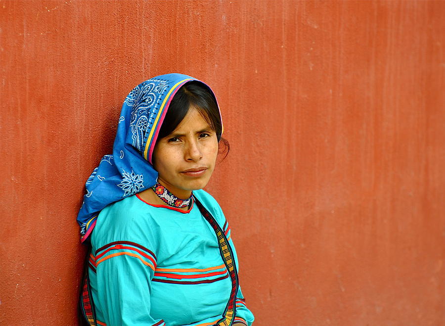 People Photograph - La Huichol  by Andres Barria Davison