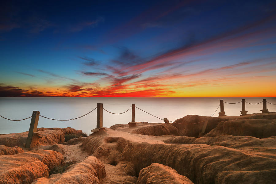 La Jolla Sunset 3 Photograph by Larry Marshall