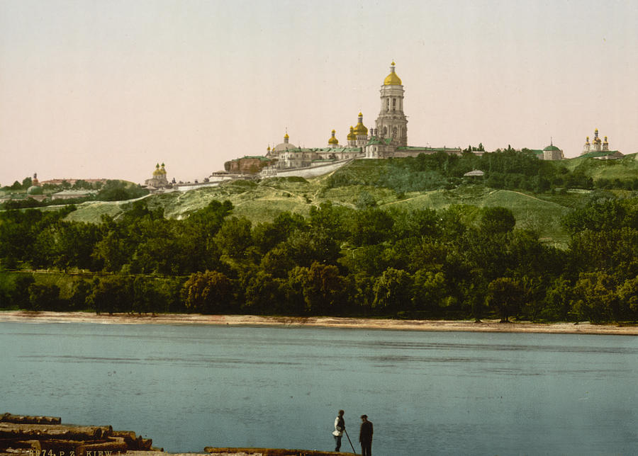 La Lavra - Kiev - Ukraine - ca 1900 Photograph by International  Images