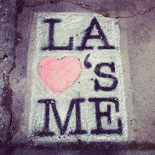 Losangeles Photograph - L.a. Loves Me! #echopark #pda #la by Andres Cruz