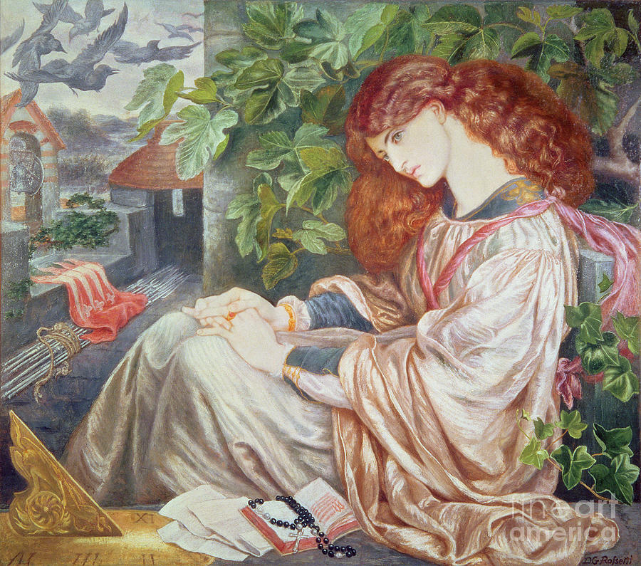 La Pia de Tolomei Painting by Dante Charles Gabriel Rossetti | Fine Art ...