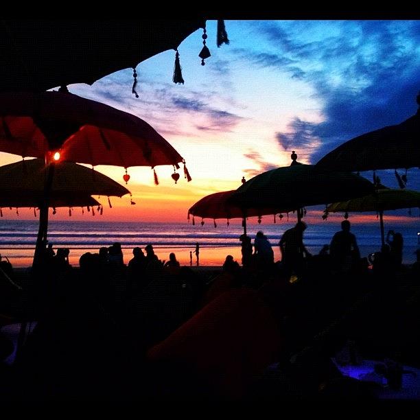 Bali Photograph - La Plancha At Sunset. #bali by Jayme Rutherford
