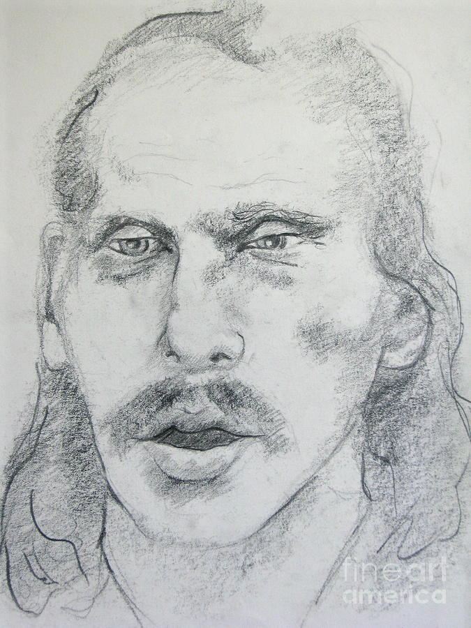 LA Portraits 3 Drawing by Rory Siegel