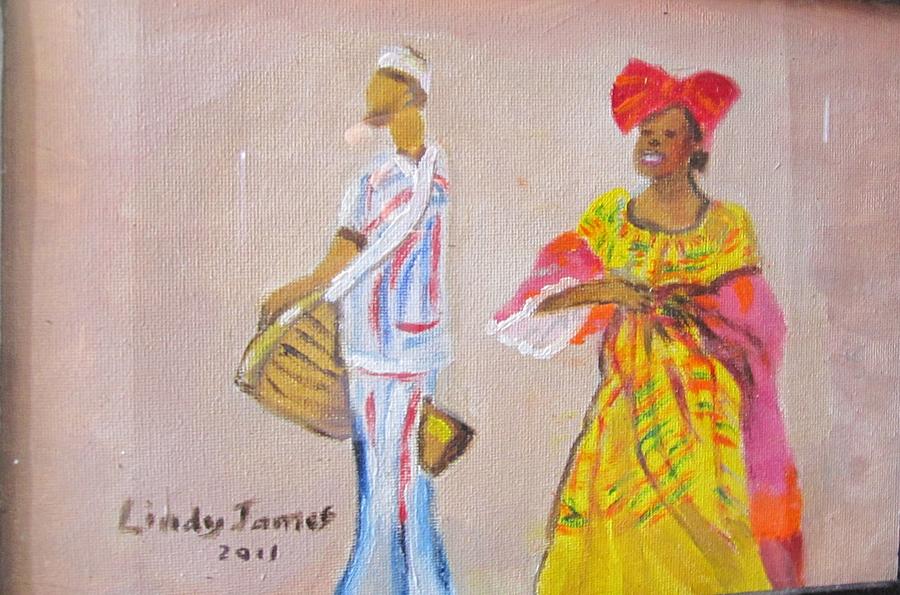 Drummer Painting - La Reine Rive by Jennylynd James