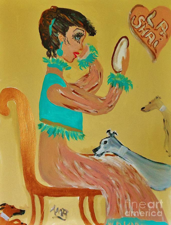 Mirror Painting - La Shai in How Sad Dear Bye Bye by Marie Bulger