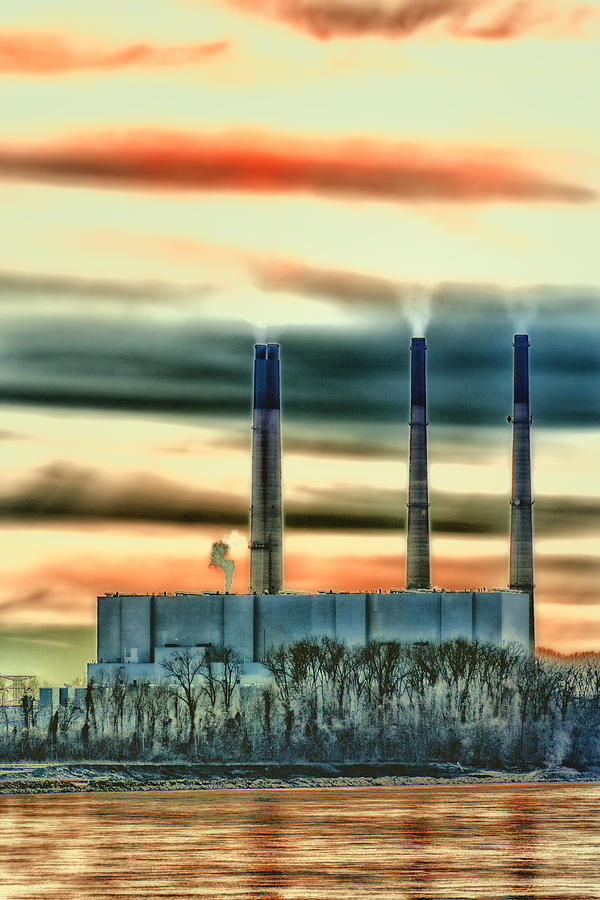 Labadie Power Plant Photograph by Bill and Linda Tiepelman
