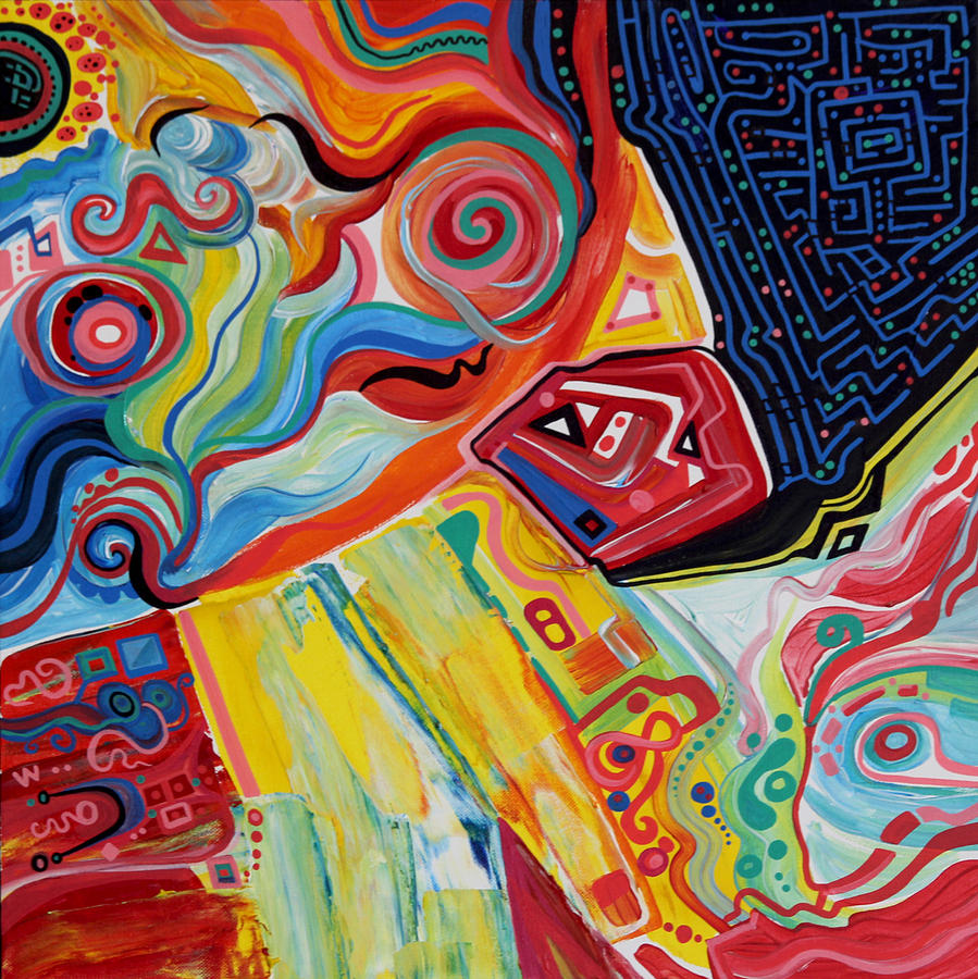 Labyrinth Painting by Alex Arshansky Fine Art America