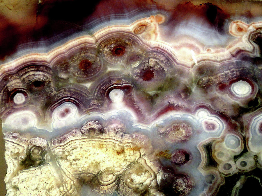 Lace Agate 1 Mixed Media by Bruce Ritchie