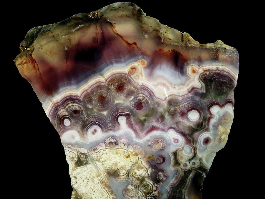 Lace Agate 2 Mixed Media by Bruce Ritchie