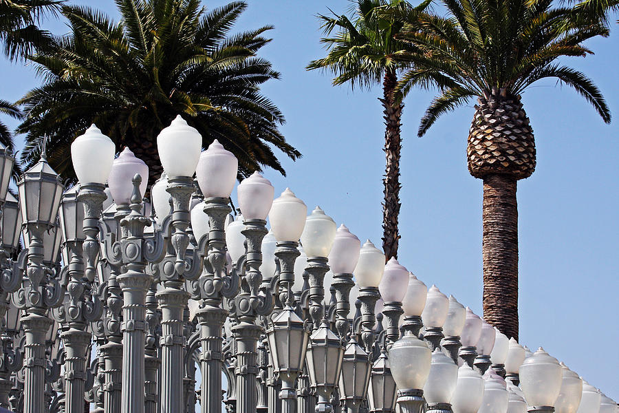 Los Angeles Photograph - LACMA Lights by Ty Helbach