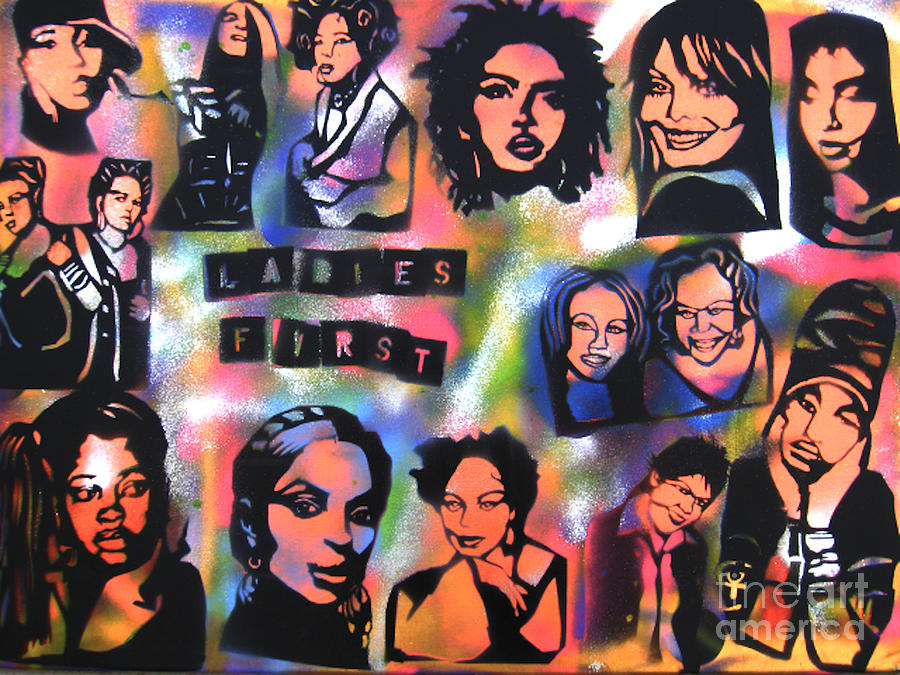 Ladies First  Painting by Tony B Conscious