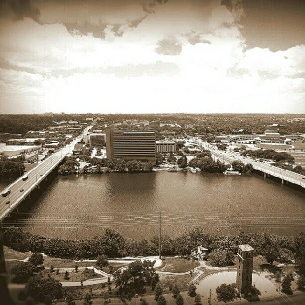 Instagram Photograph - Lady Bird Lake In Sepia by James Granberry