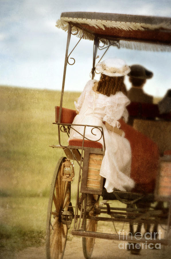 Lady in a Surrey Carriage Photograph by Jill Battaglia