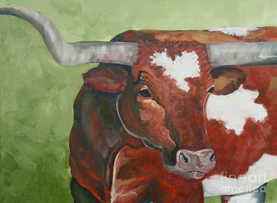 Laid Back Big Boy Painting by Amy Higgins - Fine Art America