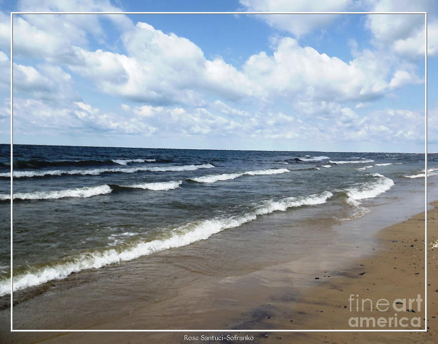 Beach Photograph - Lake Erie at Evangola State Park by Rose Santuci-Sofranko