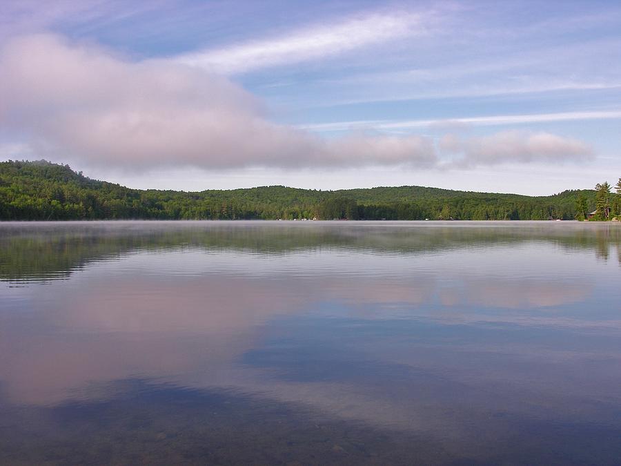 Spring Photograph - Lake Fairlee Morning by Sherman Perry