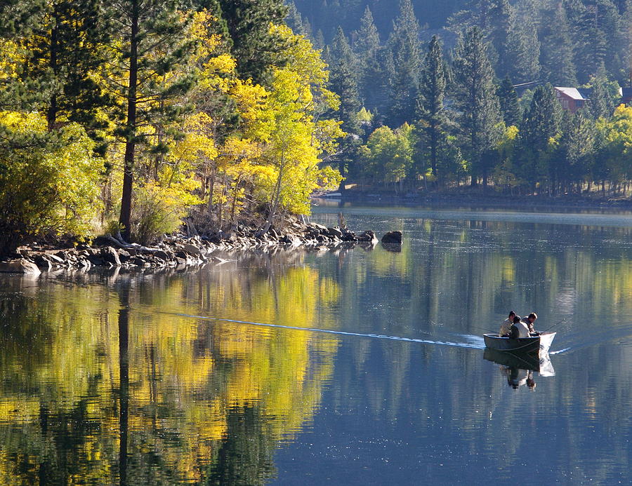 Lake Fishing Solitude Photograph by Jeff Lowe