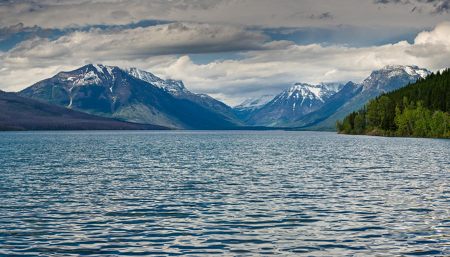 Lake McDonald upon Storm Clearing Photograph by Greg Nyquist