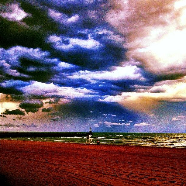 Lake Michigan. Clouds & Water. Chicago Photograph by Jonathan  Herrera