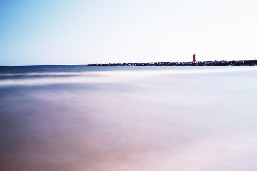 Lake Michigan Lighthouse Photograph