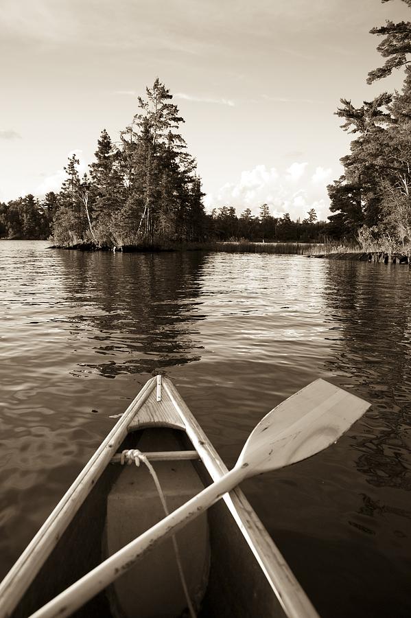Boat Photograph - Lake Of The Woods, Ontario, Canada Boat by Keith Levit