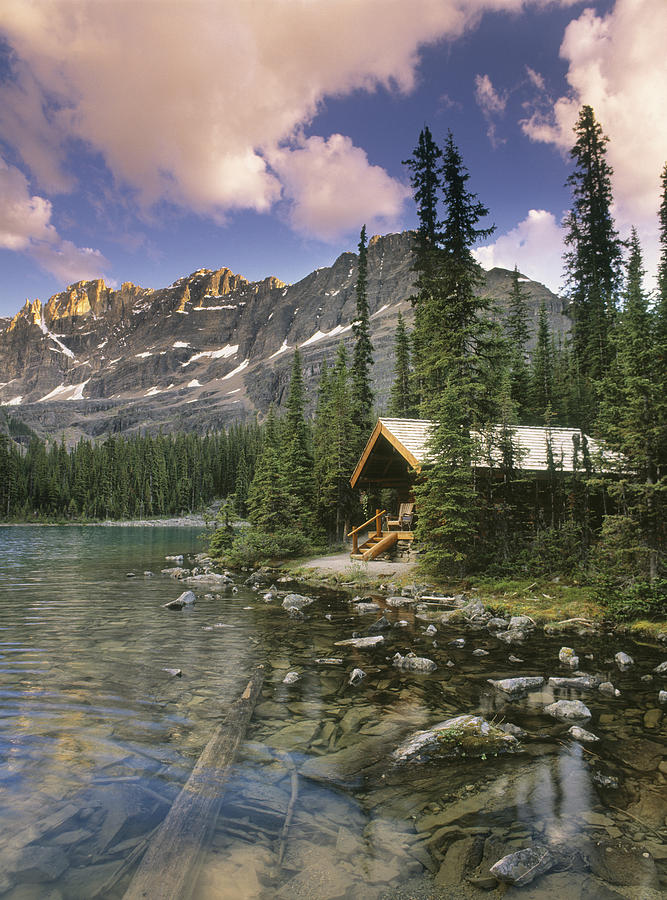 Lake Ohara Lodge Photograph by Darwin Wiggett