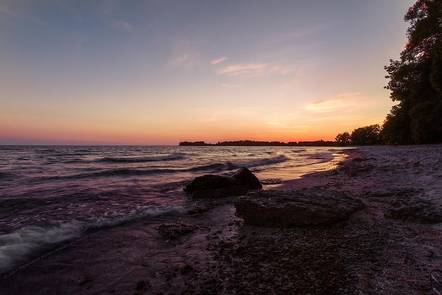 Sunset Photograph - Lake Ontario Sunset by Dustin Abbott