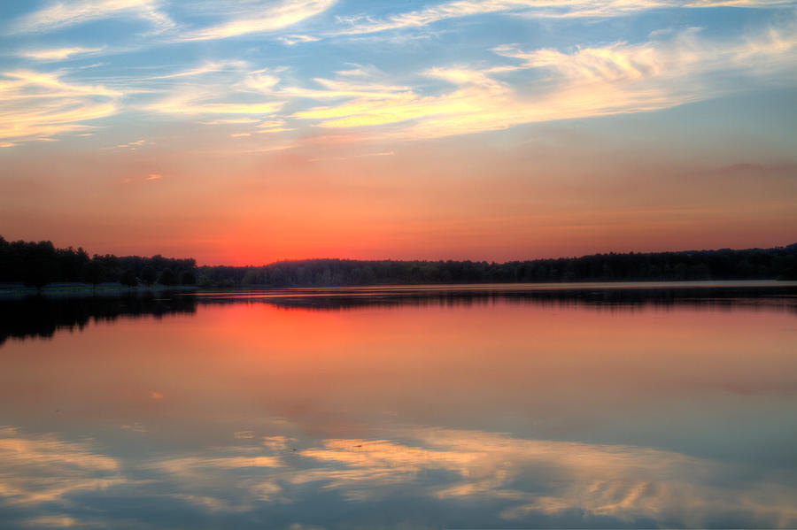 Lake Ontelaunee Sunset 01 Photograph by Don Valentine | Fine Art America