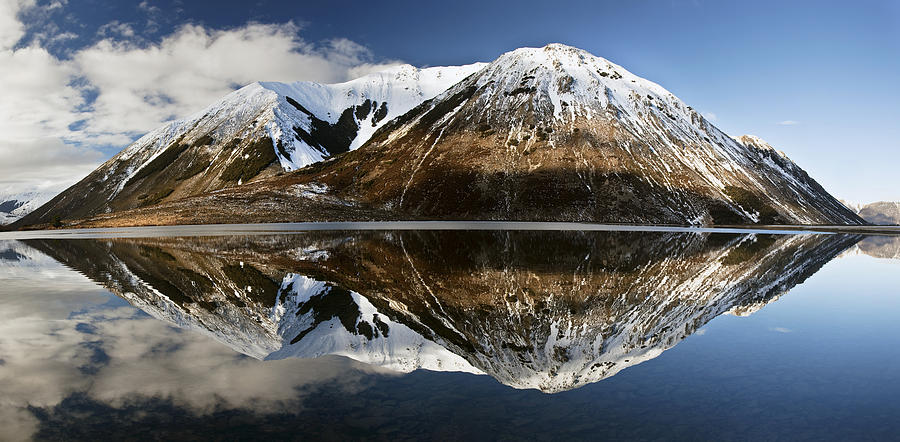 Lake Pearson In Winter In  Castle Hill Photograph by Colin Monteath