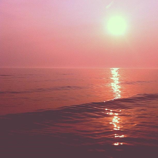 Lake Michigan Photograph - Lake Sunset by Cassie OToole