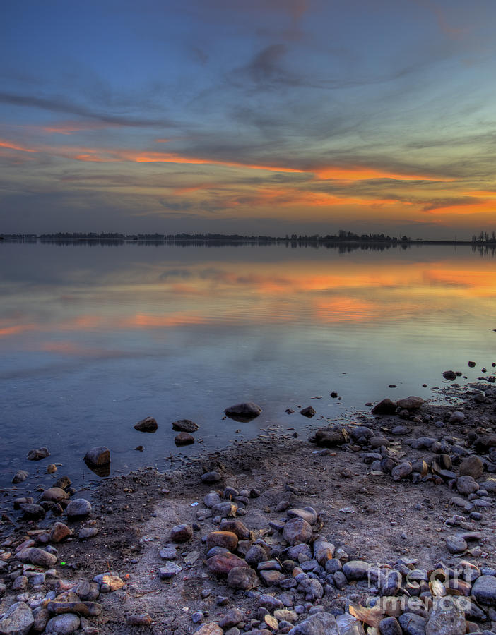Lake Sunset Photograph by Jim And Emily Bush