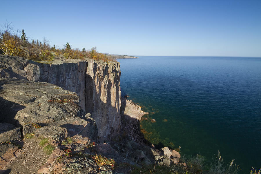 Lake Superior Palisades 1 A Photograph by John Brueske | Fine Art America