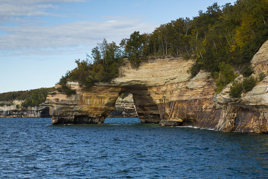 Nature Photograph - Lake Superior Pictured Rocks 17 by John Brueske