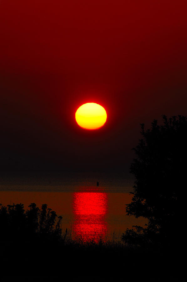 Lake Superior Sunrise Photograph by Janice Adomeit