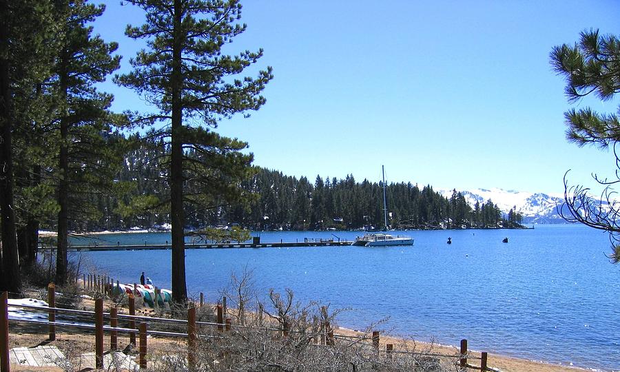 Lake Tahoe Dock Photograph by Will Borden