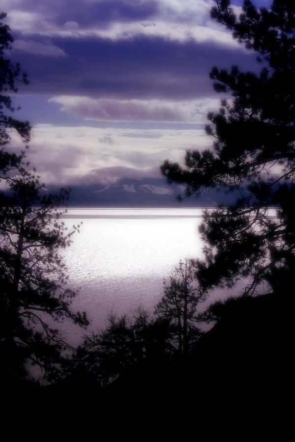 Sunset Photograph - Lake Tahoe Evening by Ellen Heaverlo