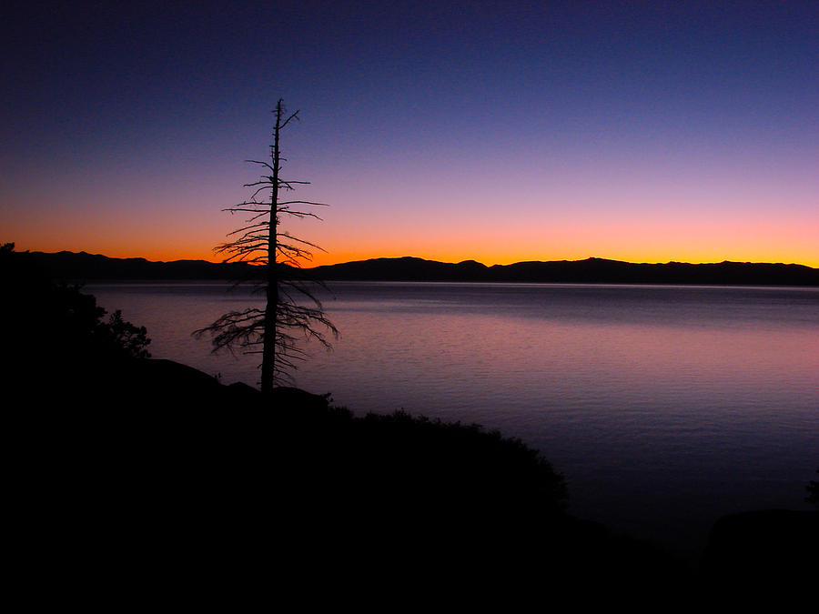 Lake Tahoe Sunset Gradient Photograph by Scott McGuire
