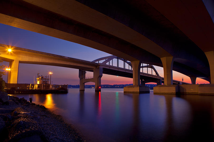 Lake Washington Photograph - Lake Washington colors by Manju Shekhar Lake Washington Photograph - Lake Washington colors by Manju Shekhar