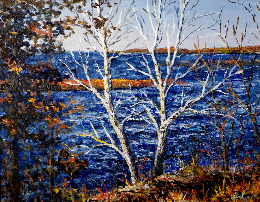 Lake Winnie Painting by Lou Ann Bagnall