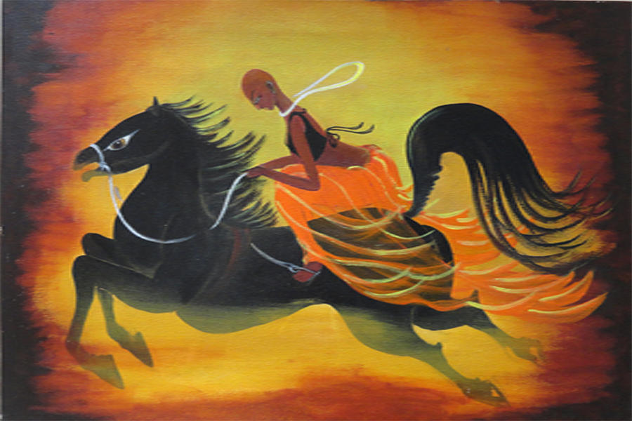 Lakshya Painting by Jayanti Pankaj Soni - Fine Art America