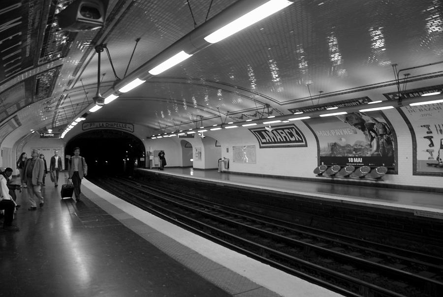 Lamarck Metro Stop Photograph by Eric Tressler