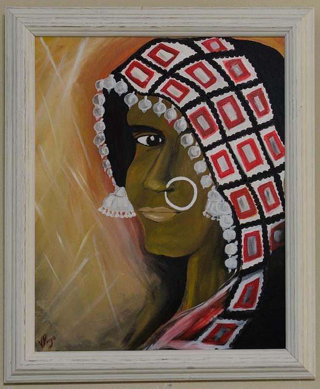 Lambadi Tribe Painting by Vishnupriya Ramanujam | Fine Art America