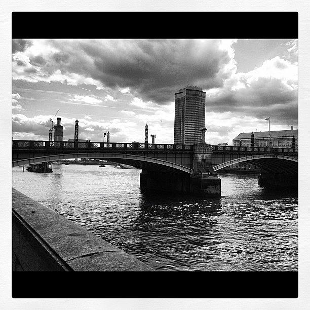 London Photograph - Lambeth Bridge by Maeve O Connell